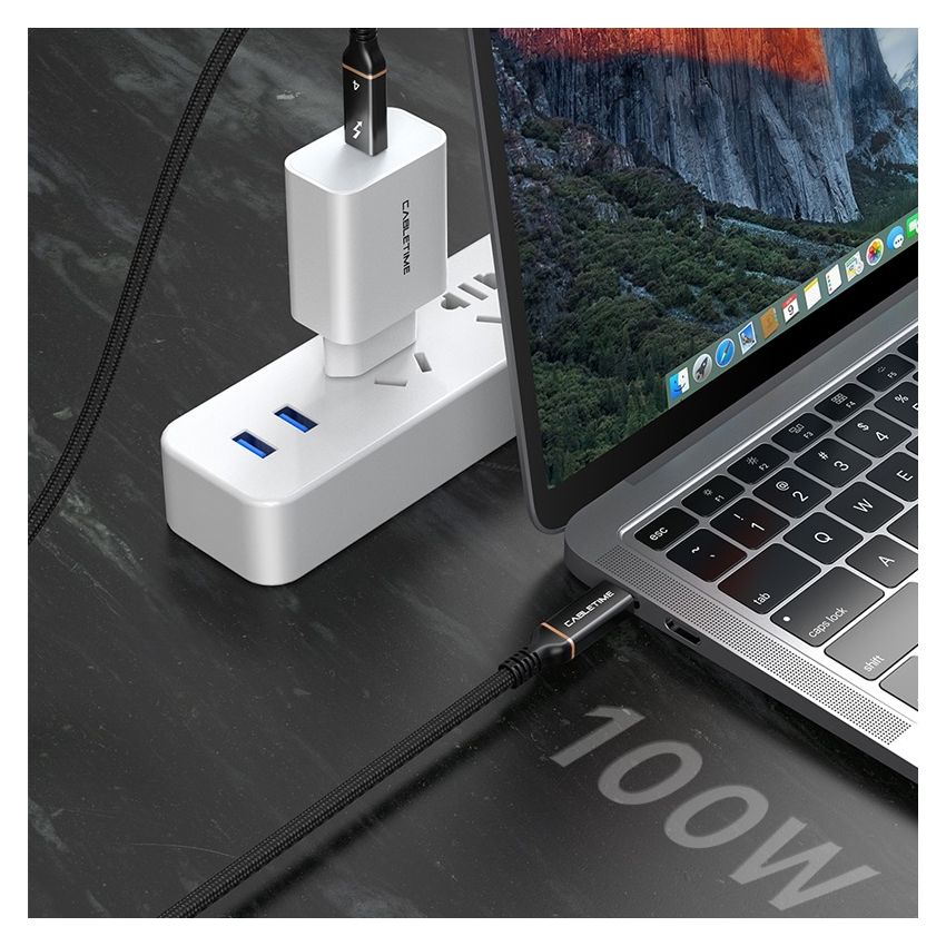 Kabel Data USB 4 8K PD 100W High Speed Data Transfer