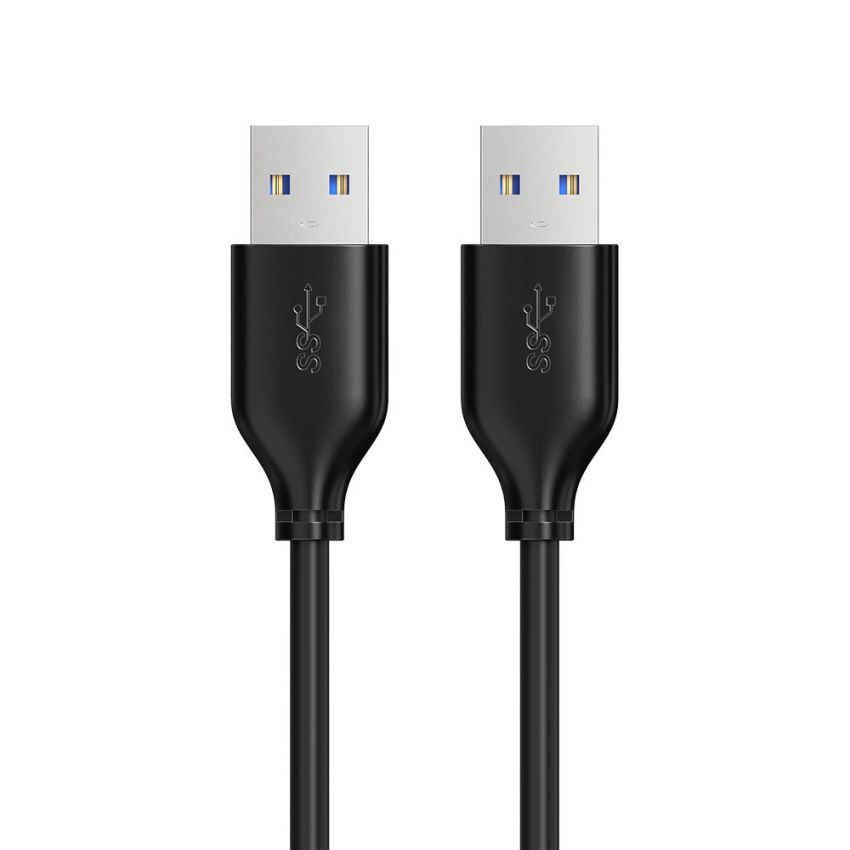 Kabel USB 3.0 Super Speed Data Transfer Male To Male USB Certified