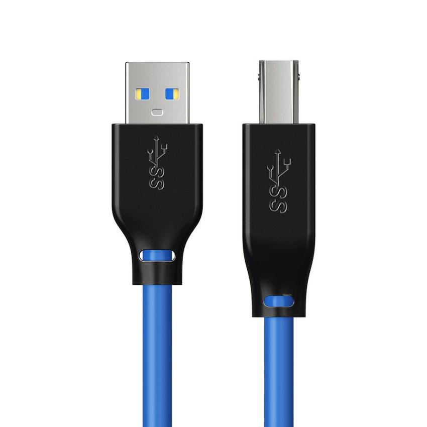 Kabel USB Printer 3.0 USB-A to USB-B Male to Male Untuk Scanner