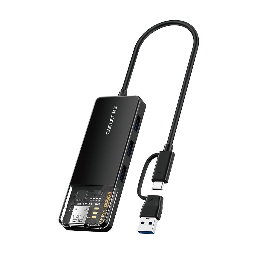 USB Hub Type C to 4 Port USB 3.2 Hub 10Gbps Hub