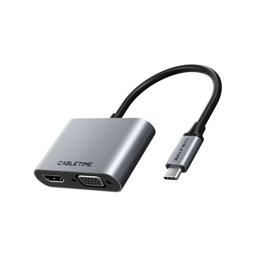 USB C to HDMI VGA Converter 4K Video Display Premium