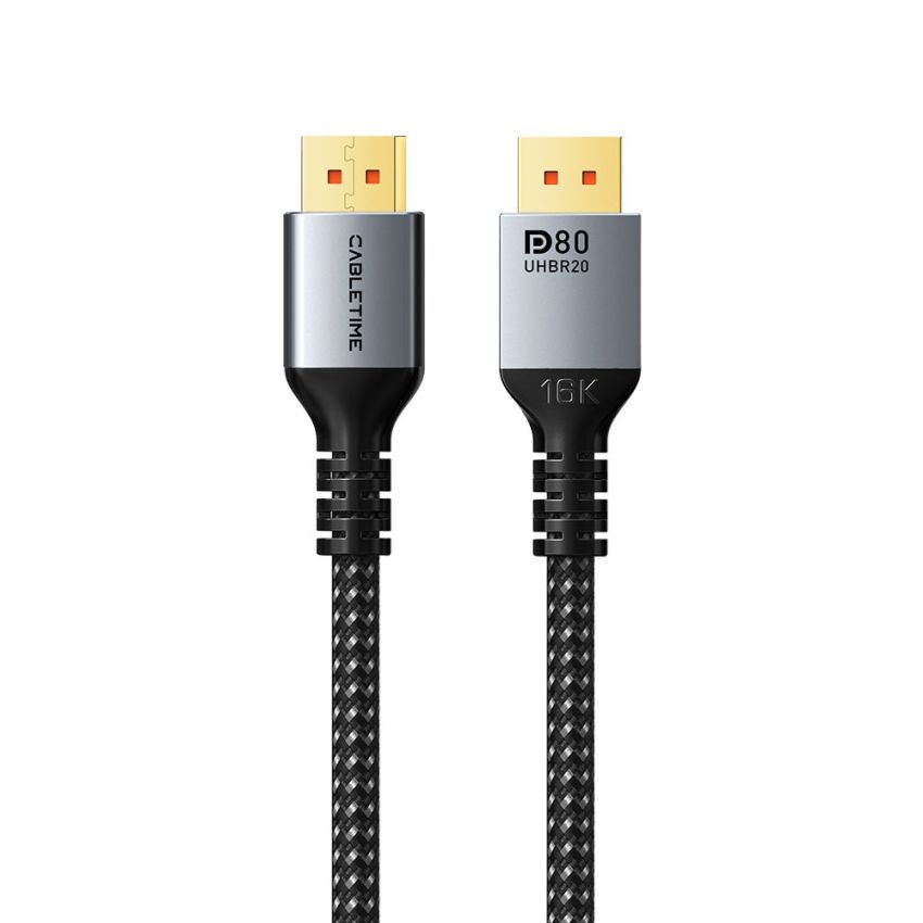 Kabel DP 2.1 Displayport Male to Male 16K60Hz Braided Untuk Gaming