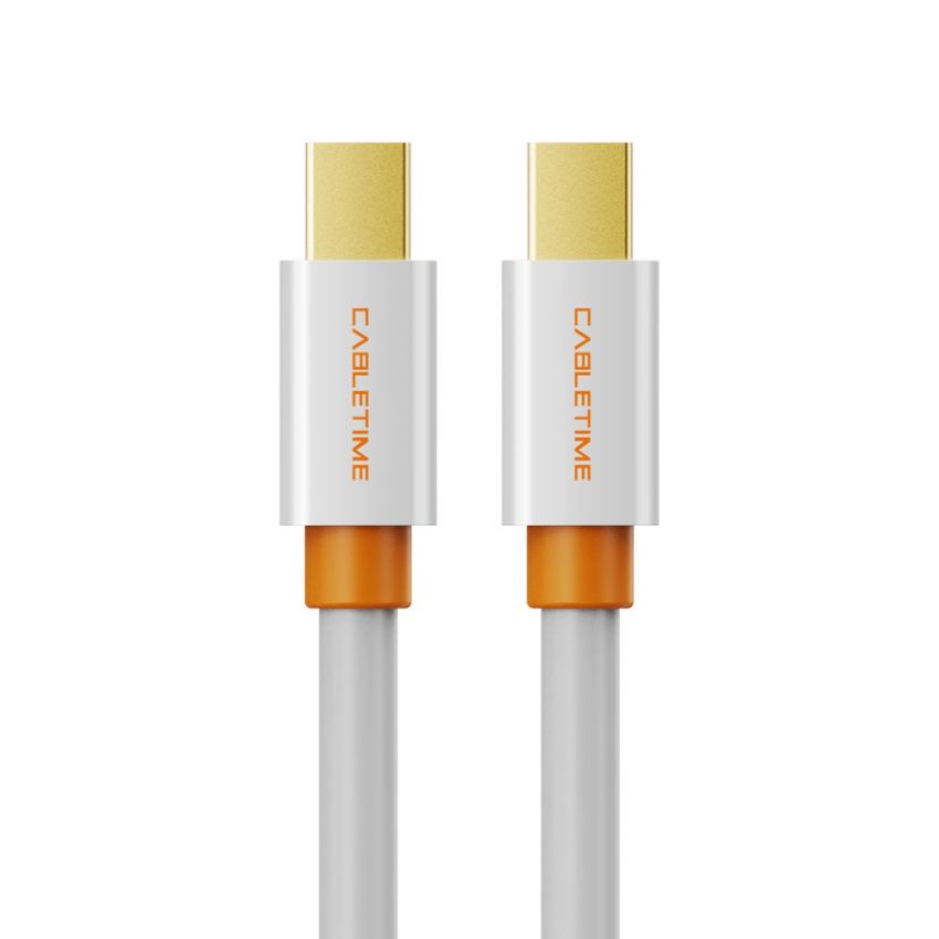 Kabel Mini DisplayPort Male to Male 4K Thunderbolt 2 Untuk Gaming Cable