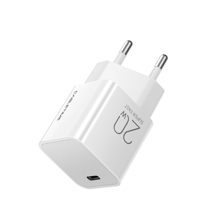 Kepala Charger Type C GAN Fast Charging 20W untuk Hp