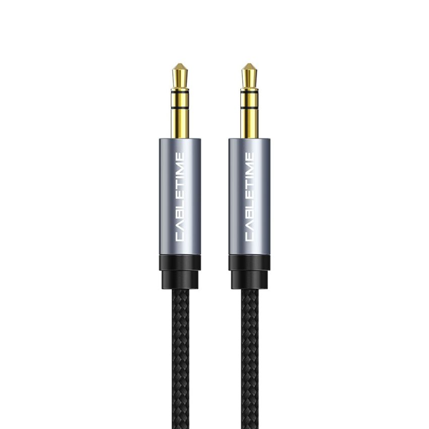 Kabel Aux 3.5mm Audio Male to Male Hi-Fi Stereo Premium