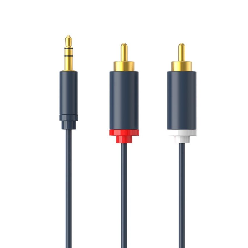 Kabel Aux 3.5mm Male to 2 RCA Male 
