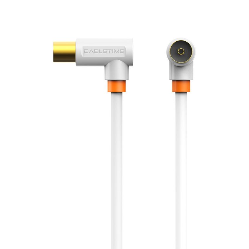 Kabel Antena TV Digital Analog Coaxial Cable Antena Male to Female