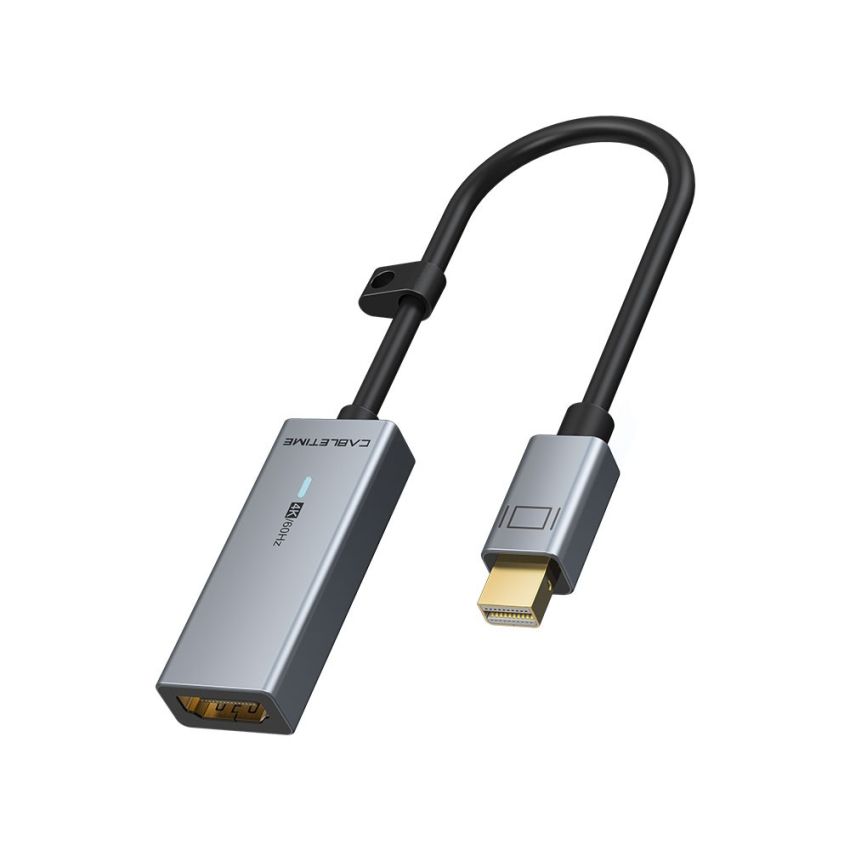Converter Mini DisplayPort to HDMI 4K Mini DP to HDMI VGA Adapter