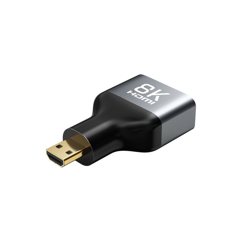Adapter Micro HDMI Male to HDMI Female Converter Bidirectional 8K 