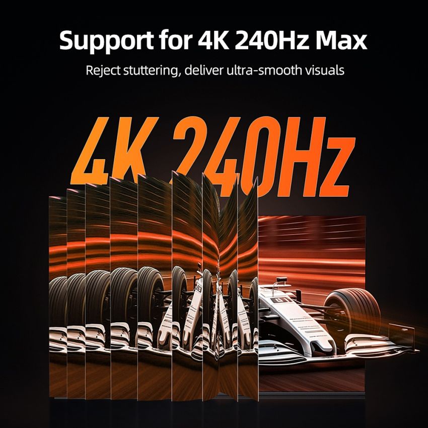 Kabel HDMI Fiber Optic AOC 2.1 8K60Hz 4K240Hz HDR Ultra Thin Slim