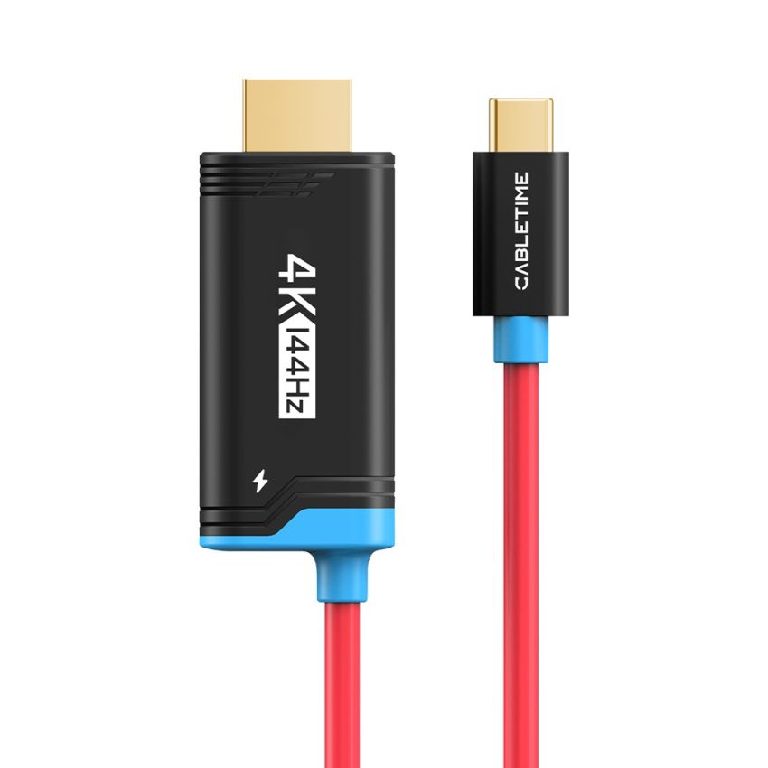 Kabel USB C to HDMI 4K144Hz w/ Power for NES Switch Oled 2
