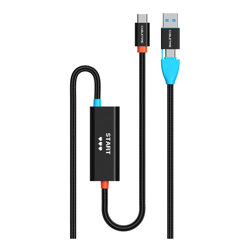 USB C Video Capture Card with 100W Power Delivery for NES Switch Oled 2