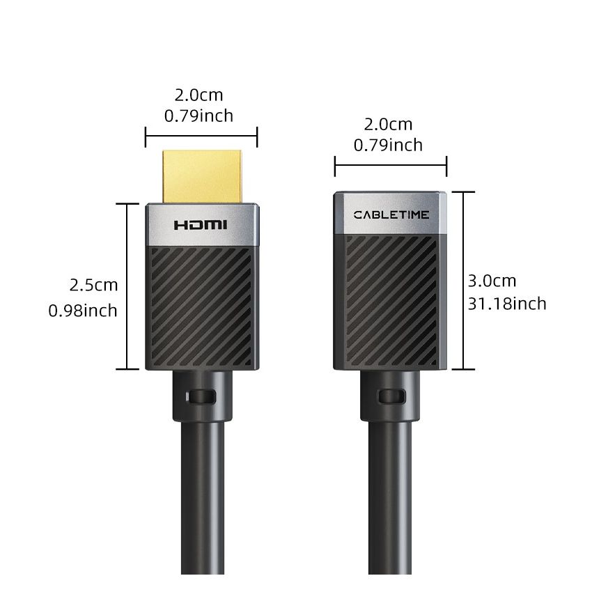 Kabel HDMI Extension 4K Perpanjangan HDMI Male To Female