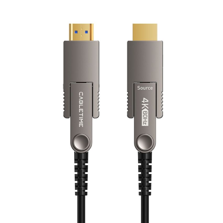 Kabel HDMI Fiber Optic Micro HDMI to HDMI 2.0 Detachable HDMI 10M 15M 20M Active