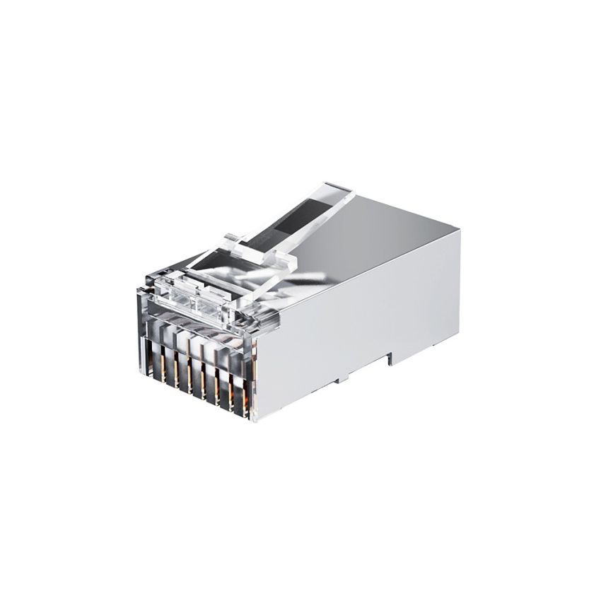 Konektor RJ45 Cat6 FTP Modular Ethernet Gigabit 10 50Pcs 100Pcs