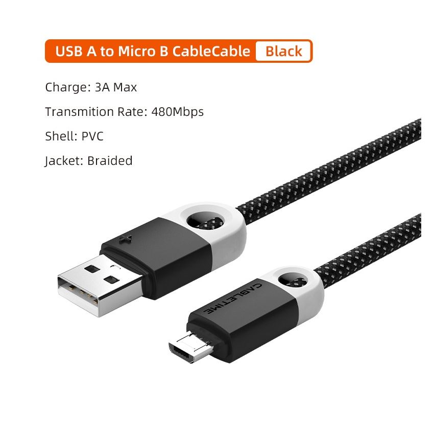 Kabel Casan Hp Charger Android USB A to C Untuk Universal Phone