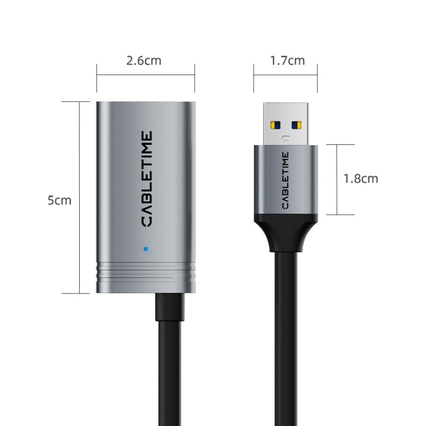 Kabel USB 3.0 Active Extension Cable Male to Female with Amplifier
