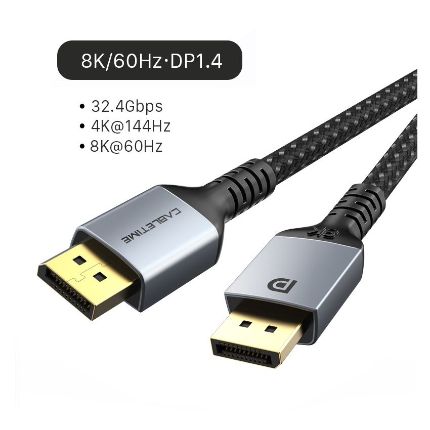 Kabel DisplayPort DP 8K 1.4 High Speed Male to Male Untuk Gaming