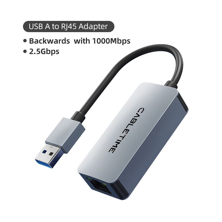 USB 3.0 A to RJ45 Gigabit Ethernet Adapter