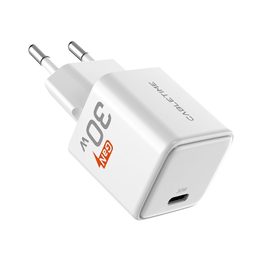 Adaptor USB-C GaN 30W Wall Charger PD 3.0 for iPhone