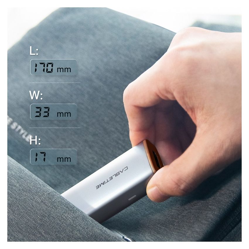 5 In 1 USB Type-C To HDMI Multiport Adapter With Power Delivery