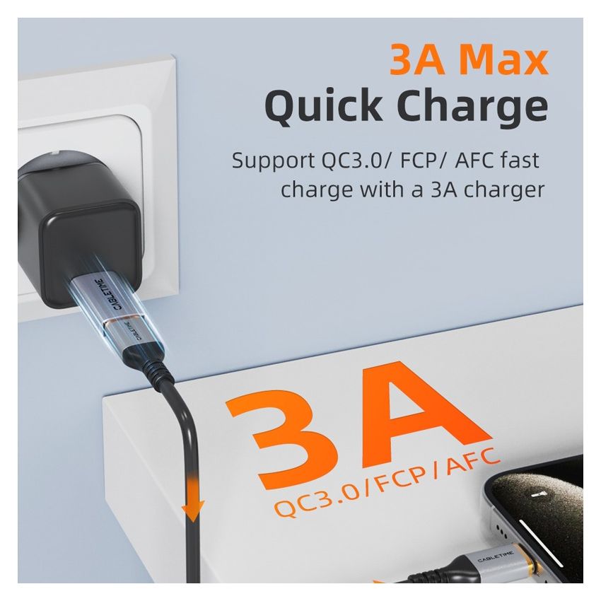 OTG USB to USB C Adapter Type A to C Data Sync Charge Adapter