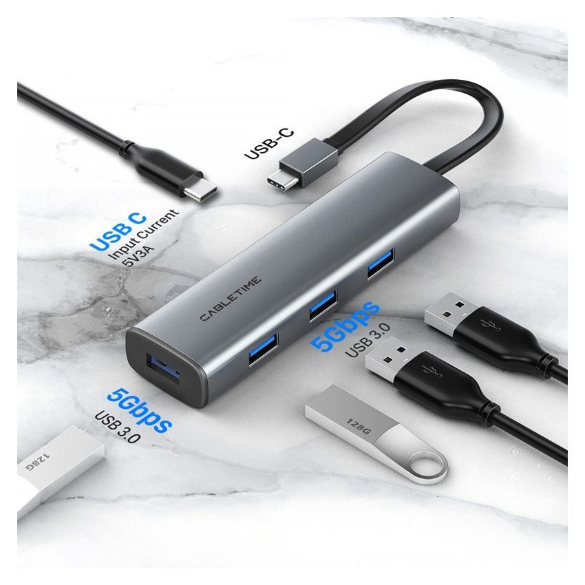 10 In 1 USB C Hub for Dual 4K 60Hz Monitor w/ Multi Screen