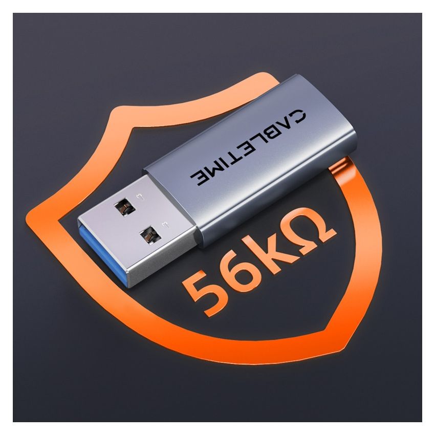 OTG USB to USB C Adapter Type A to C Data Sync Charge Adapter
