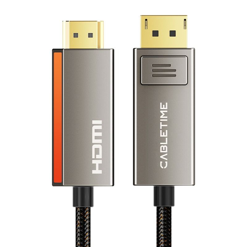 Kabel DisplayPort to HDMI 2.1 DP to HDMI Cable 8K 60Hz 4K 120Hz