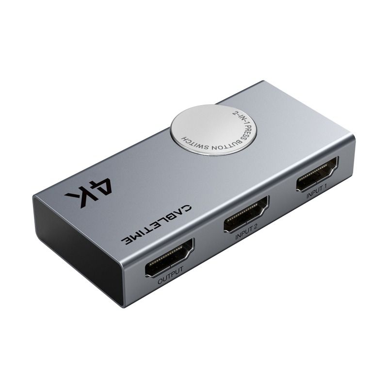 Switcher HDMI 2 In 1 Out HDMI 4K 60Hz Bi-direction