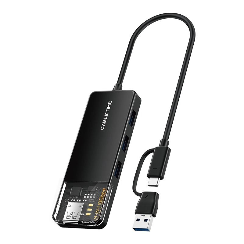 USB Hub Type C to 4 Port USB 3.2 Hub 10Gbps Hub