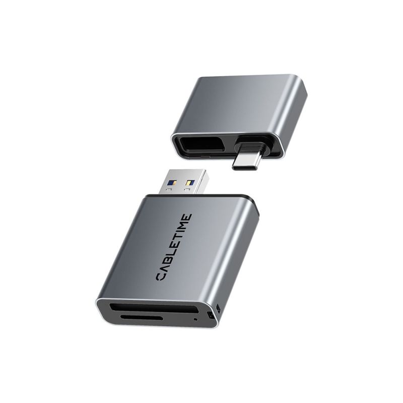 Card Reader 3 in 1 USB A 3.0 USB Type-C SD TF