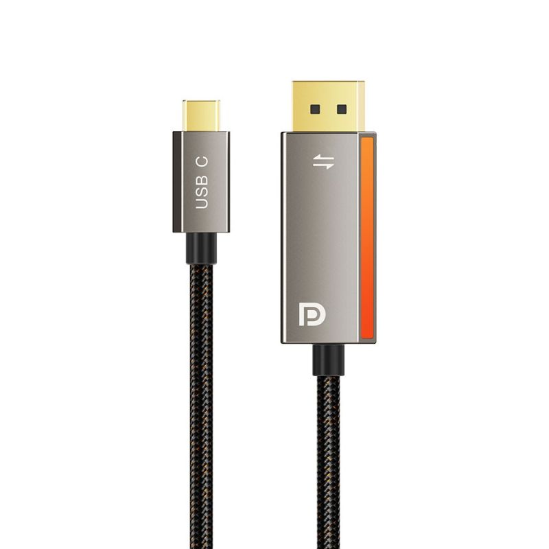 USB Type-C to DisplayPort Cable 8K 60Hz 4K 144Hz Bidirectional Untuk MacBook Pro
