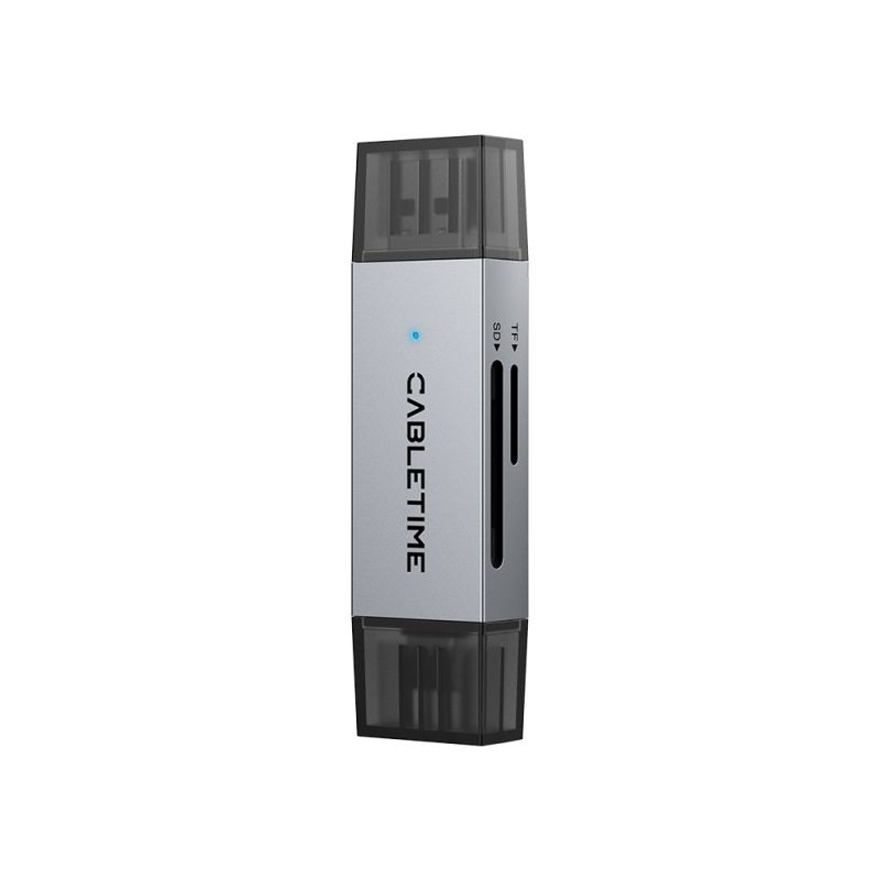 Card Reader USB Type C TF SD Super Speed Data Sync