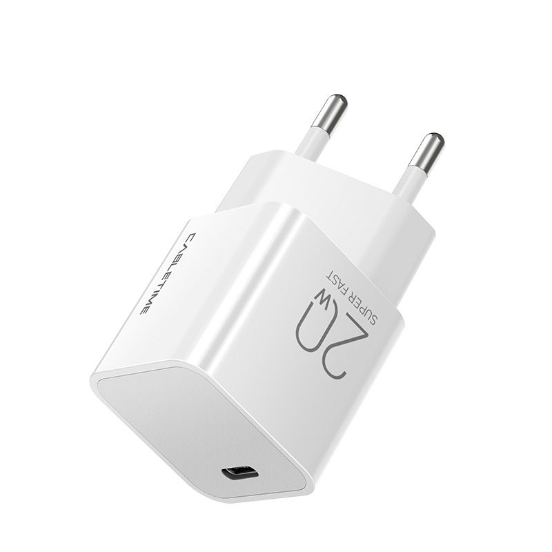 Kepala Charger Type C GAN Fast Charging 20W untuk Hp