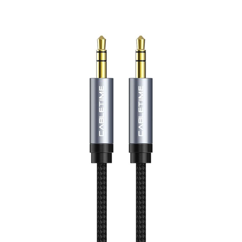 Kabel Aux 3.5mm Audio Male to Male Hi-Fi Stereo Premium