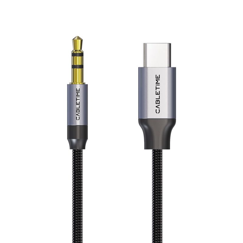 Kabel USB-C to Aux 3.5mm Male Jack Adapter Type C to 3.5mm