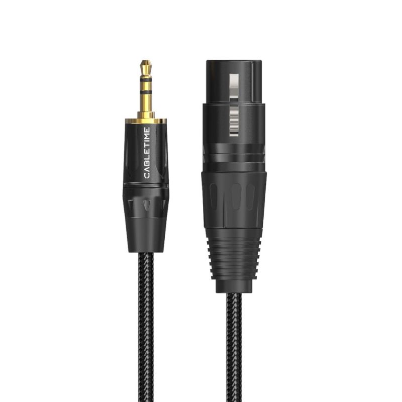 Kabel Audio XLR Microphone To Jack Aux 3.5mm Male to XLR Female