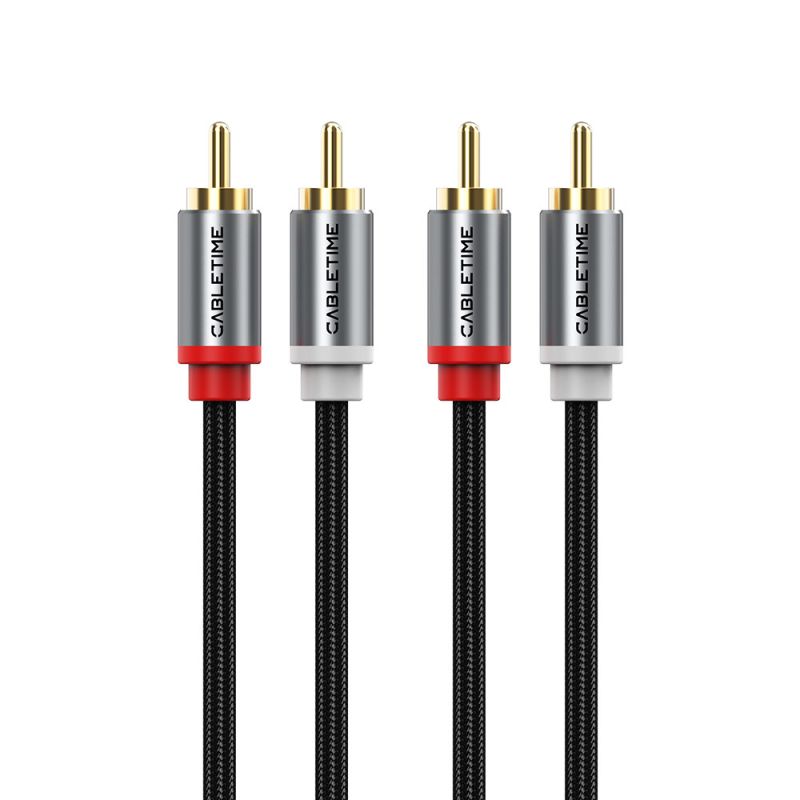 Kabel Audio RCA 2x Male to Male Stereo Premium Quality