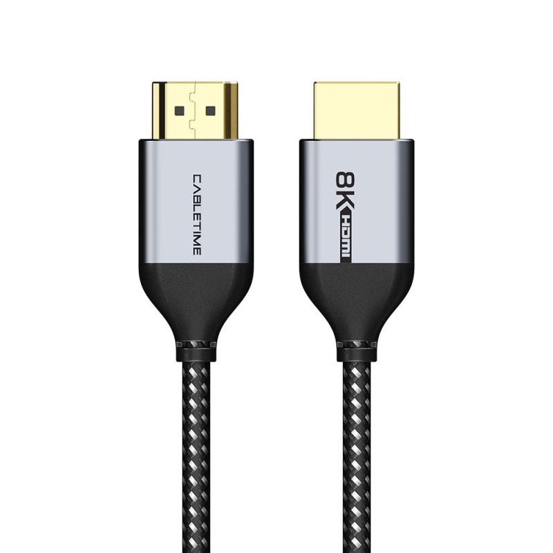 Kabel HDMI 2.1 Male to Male Braided 8K 4K High Speed HDR