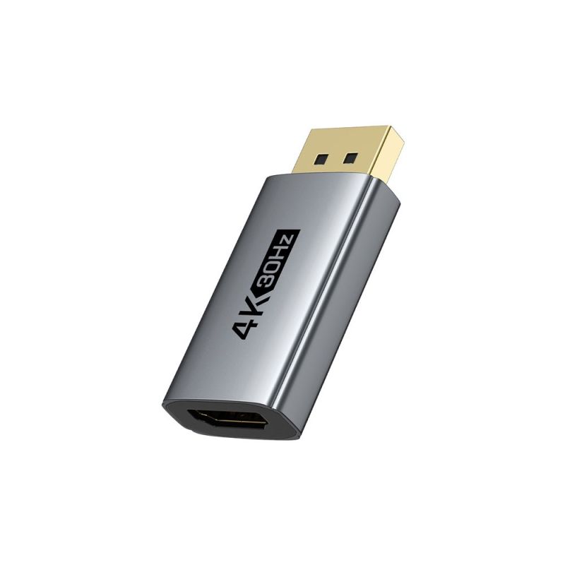 Converter DP to HDMI Female 4K30Hz Gold Plated