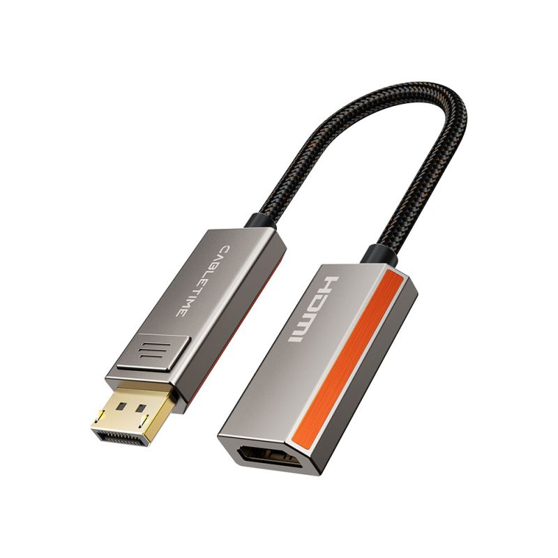 Converter DP to HDMI 2.1 Female 8K60Hz Gold Plated