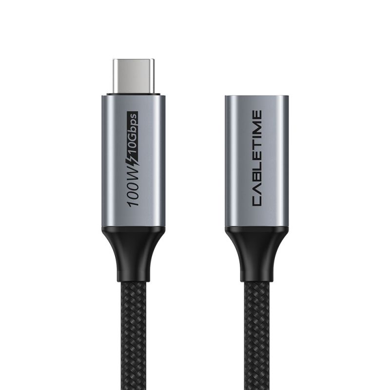 Kabel Extension USB C Thunderbolt 3 PD 100W Fast Charging Male