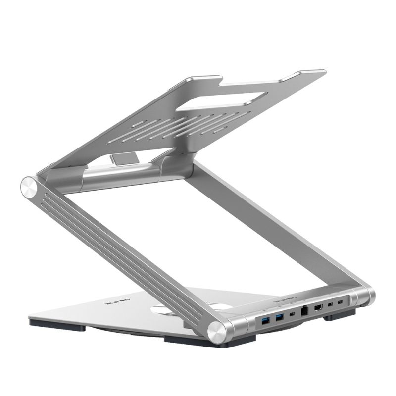 Laptop Stand for Desk With Hub 6In1 Docking Station Holder