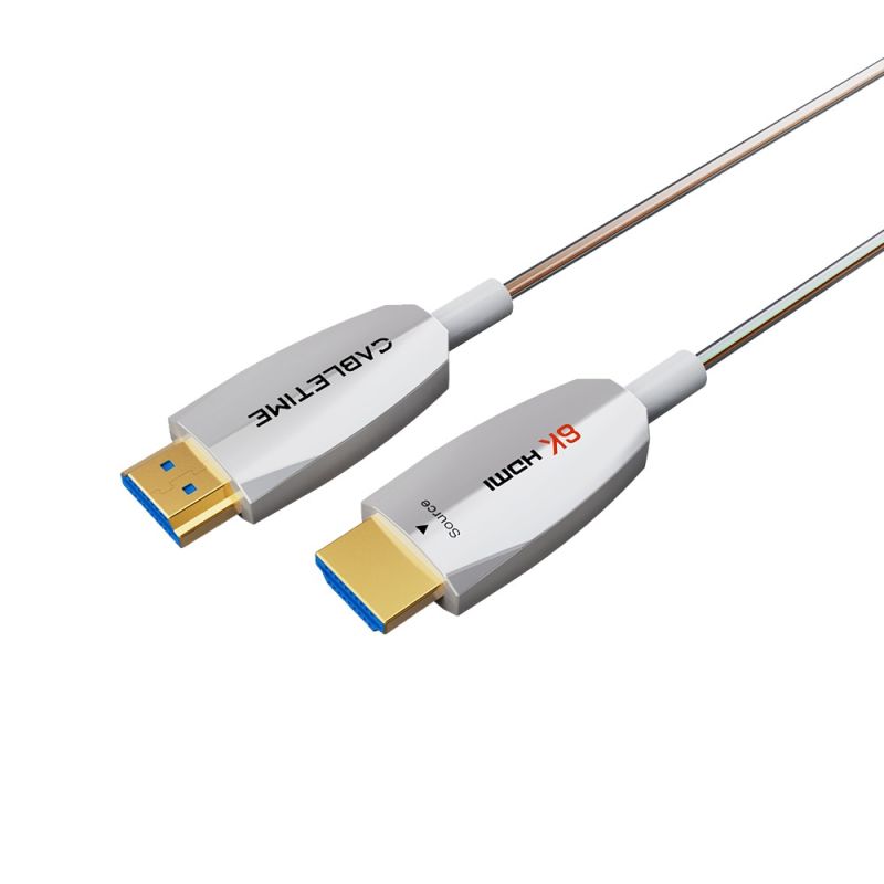 Kabel HDMI Fiber Optic AOC 2.1 8K60Hz 4K240Hz HDR Ultra Thin Slim