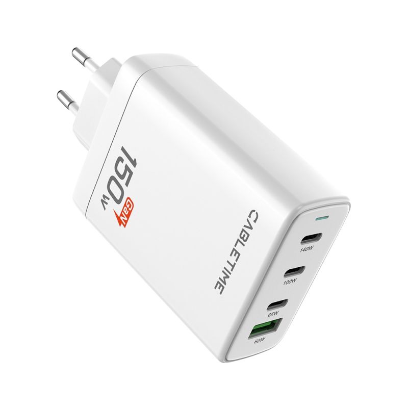 GaN USB C Wall Charger 150W for Laptop Macbook Phone