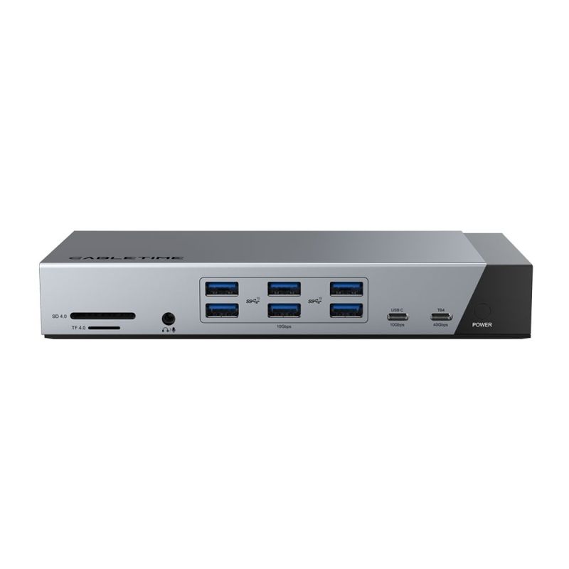 20 In 1 DisplayLink Thunderbolt 4 Docking Station Triple Monitor for Mac