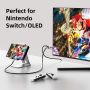 Kabel USB Type C to HDMI Converter 4K60Hz w/ Power Untuk NES Switch