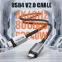 Kabel Data USB 4 v2.0 8K60Hz 240W High Speed Data Transfer
