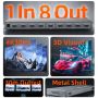 HDMI Splitter 8 Port 1In8Out High Quality 4K Industrial